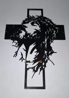 Crucifijo con cara de Jesus